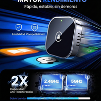 Muvelab CarLink – Adaptador Inalámbrico CarPlay & Android Auto