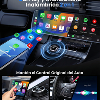 Muvelab CarLink – Adaptador Inalámbrico CarPlay & Android Auto